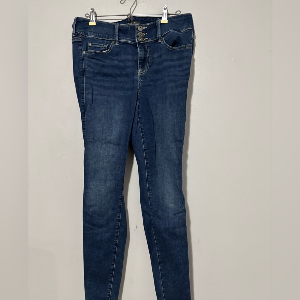 Torrid Dark Blue Skinny Jeans